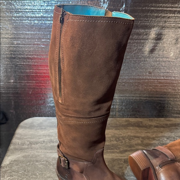 ROAN Charity Brown Knee-High Leather Boots. New 8 - Picture 10 of 11